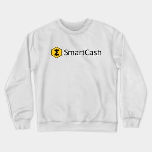 SmartCash Wordmark Logo White Background Crewneck Sweatshirt